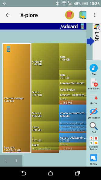 X-plore File Manager скриншот